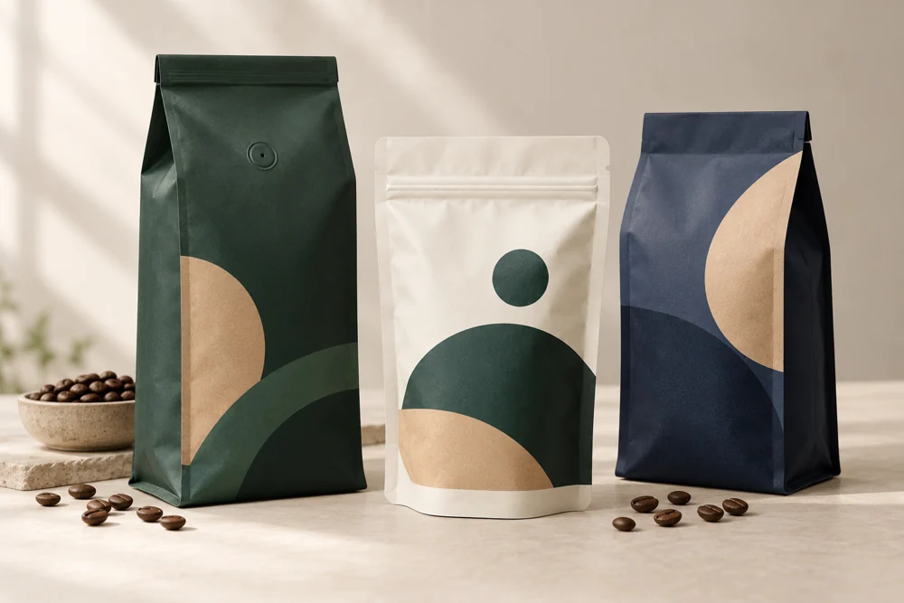 Kaffeebeutel — KI-generiertes Konzept