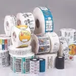 Printed self-adhesive labels on rolls / Etiquetas autoadhesivas impresas en rollos